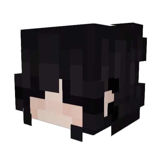 fadoc Minecraft avatar head, 3D render