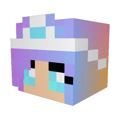 faedl1am Minecraft avatar head, 3D render