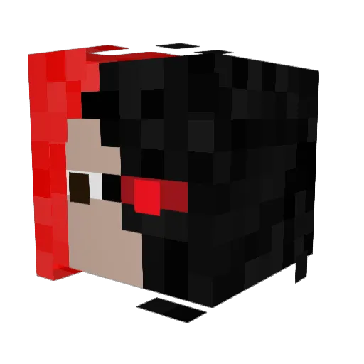 faegg Minecraft avatar head, 3D render