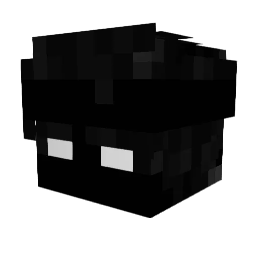fael1 Minecraft avatar head, 3D render
