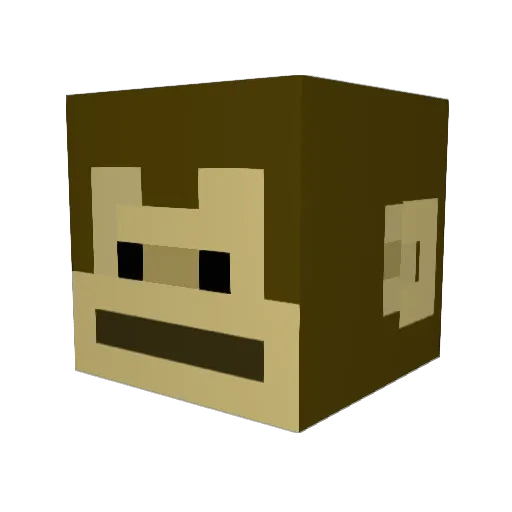 faerio Minecraft avatar head, 3D render