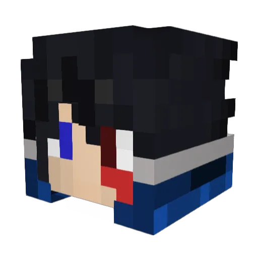 fahadx15 Minecraft avatar head, 3D render
