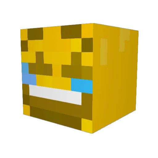 failedskyhigh Minecraft avatar head, 3D render