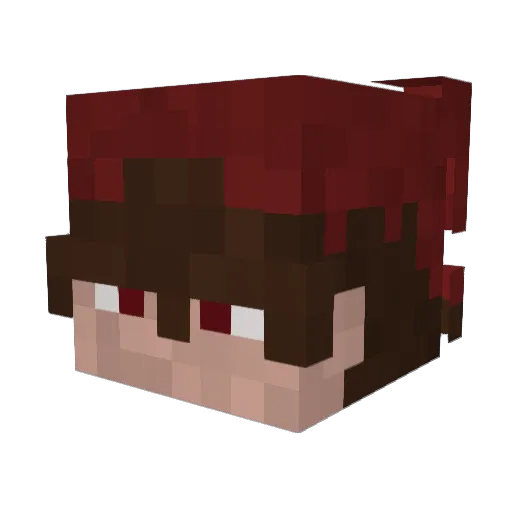 failsremain Minecraft avatar head, 3D render