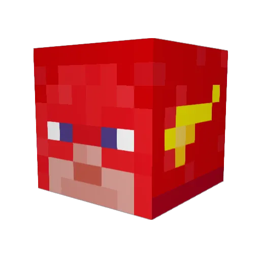 faindog97 Minecraft avatar head, 3D render