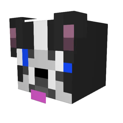 faintingeagle Minecraft avatar head, 3D render