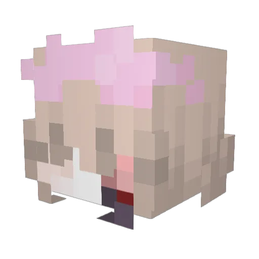 faintritual Minecraft avatar head, 3D render
