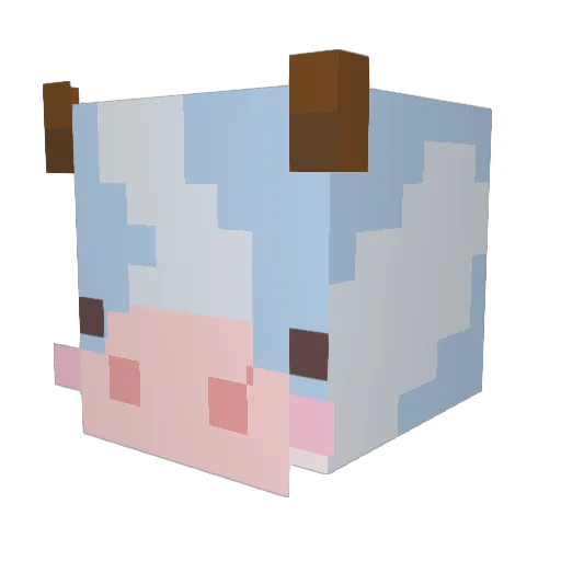 fairchild2224 Minecraft avatar head, 3D render