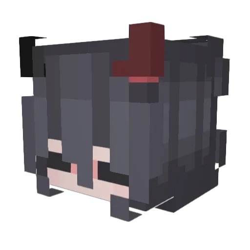 fairy0001 Minecraft avatar head, 3D render
