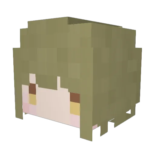 fairy_256 Minecraft avatar head, 3D render