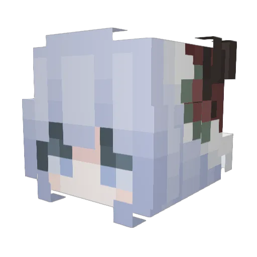 fairyaenea200 Minecraft avatar head, 3D render