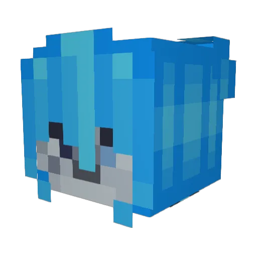fairywin6z Minecraft avatar head, 3D render