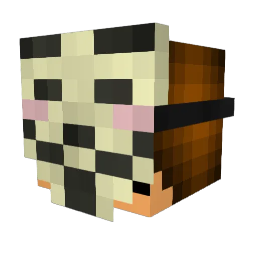 faisalq22 Minecraft avatar head, 3D render