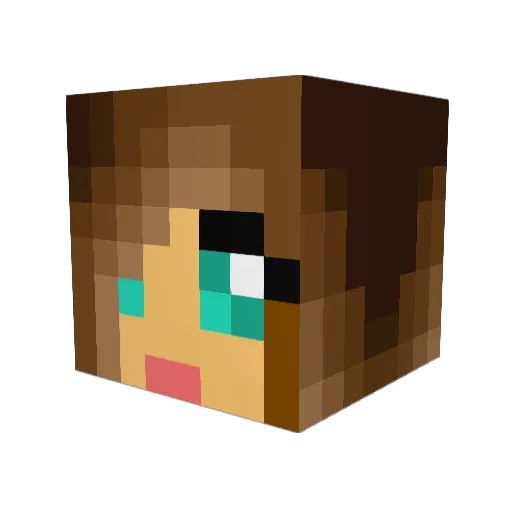 faith2020 Minecraft avatar head, 3D render