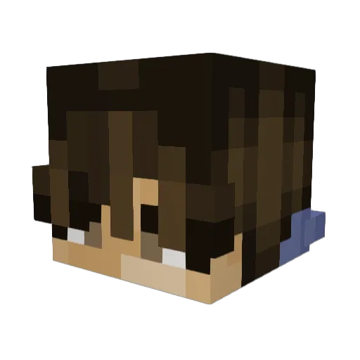 faithnolimit Minecraft avatar head, 3D render