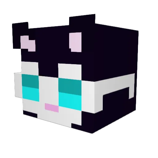 faixxey Minecraft avatar head, 3D render
