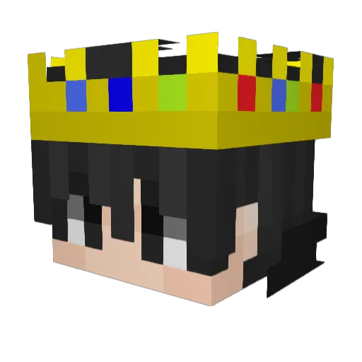 faixy Minecraft avatar head, 3D render