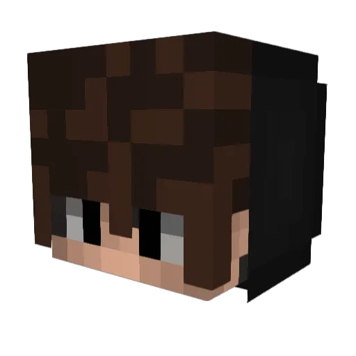 fajado Minecraft avatar head, 3D render