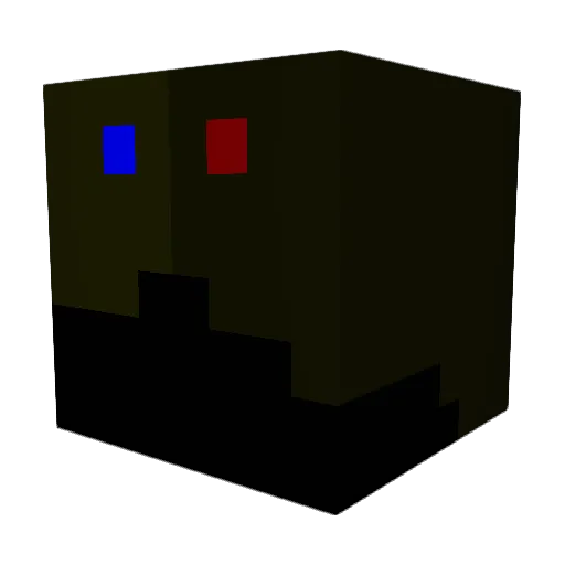 fakeGerman Minecraft avatar head, 3D render