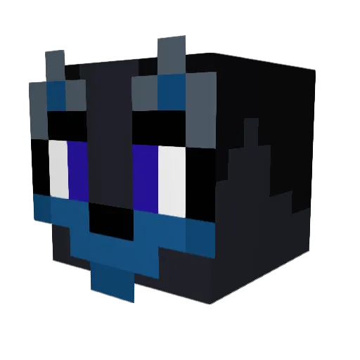 fakeIvex Minecraft avatar head, 3D render