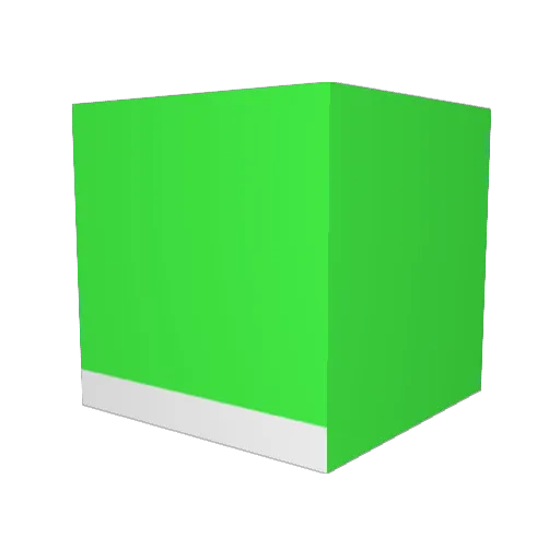 fake_0ne Minecraft avatar head, 3D render