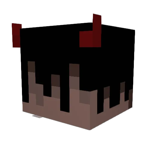 fake_camm Minecraft avatar head, 3D render