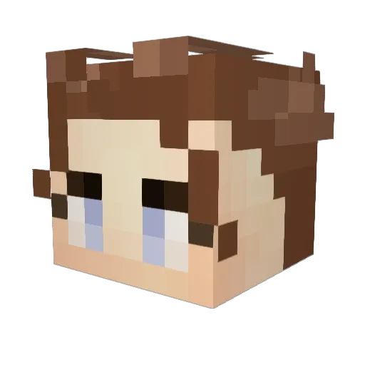 fakeblonde16 Minecraft avatar head, 3D render