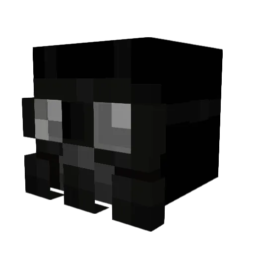 fakehater Minecraft avatar head, 3D render