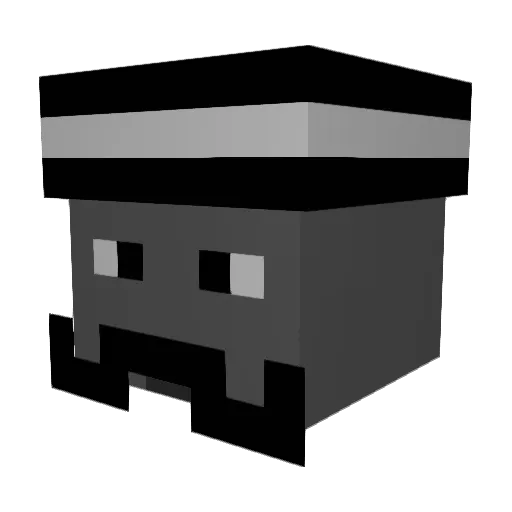 falaf Minecraft avatar head, 3D render