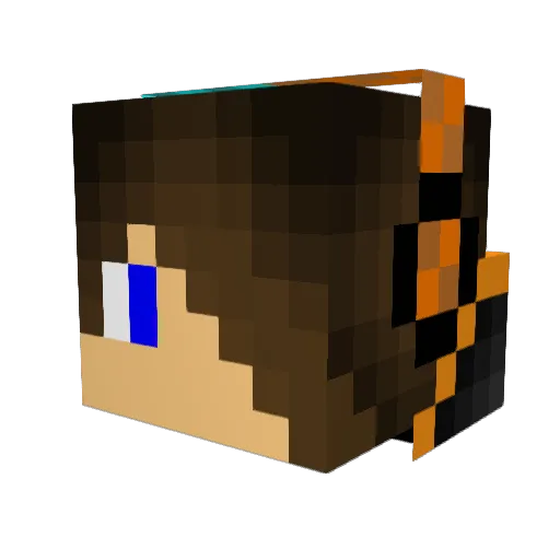 falconhawk5 Minecraft avatar head, 3D render