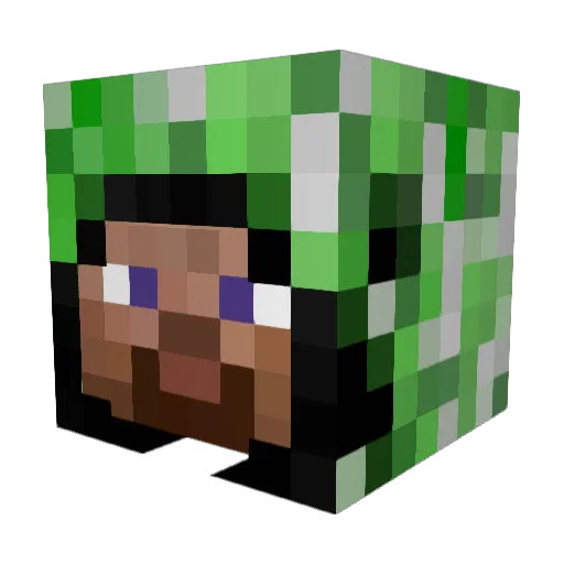 falconman30 Minecraft avatar head, 3D render
