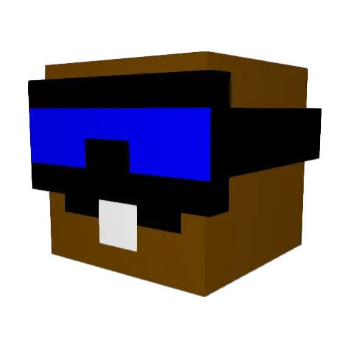 falcons750 Minecraft avatar head, 3D render