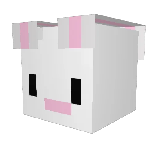 falconwrk Minecraft avatar head, 3D render