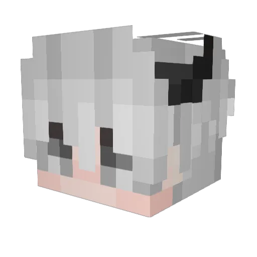 falena666 Minecraft avatar head, 3D render