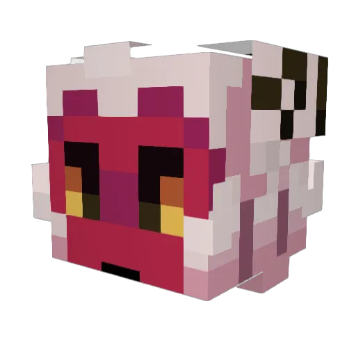 fallenDEagle Minecraft avatar head, 3D render