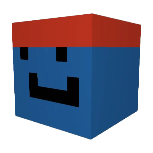 fallen_fish1 Minecraft avatar head, 3D render