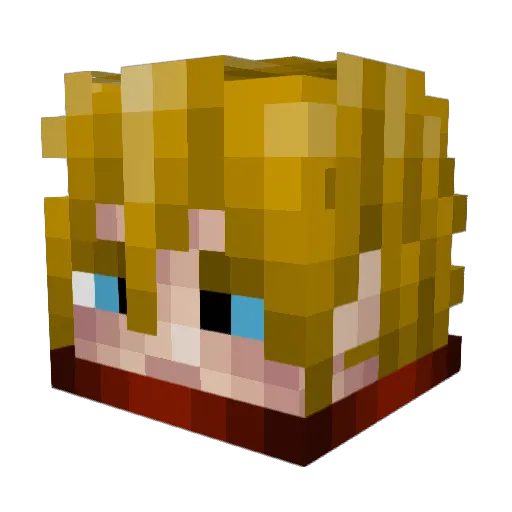 fallingstar__ Minecraft avatar head, 3D render