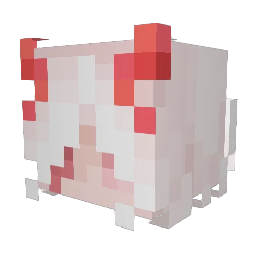 falsertaine Minecraft avatar head, 3D render