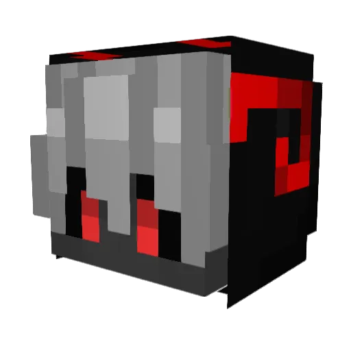 faltouideia Minecraft avatar head, 3D render