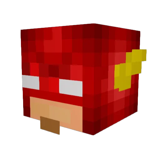 famalig Minecraft avatar head, 3D render