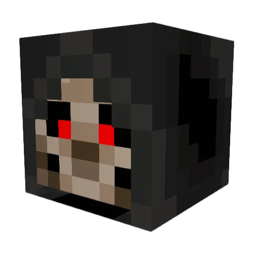 fame46 Minecraft avatar head, 3D render