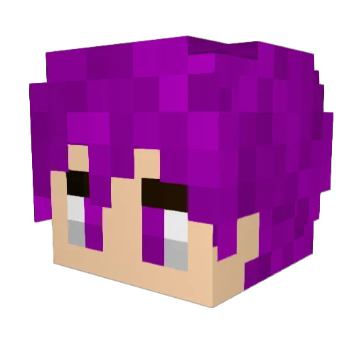 famguyroldan Minecraft avatar head, 3D render