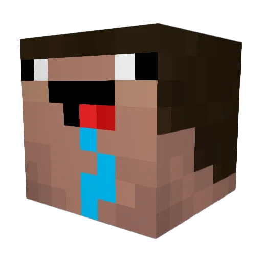 fan7984 Minecraft avatar head, 3D render