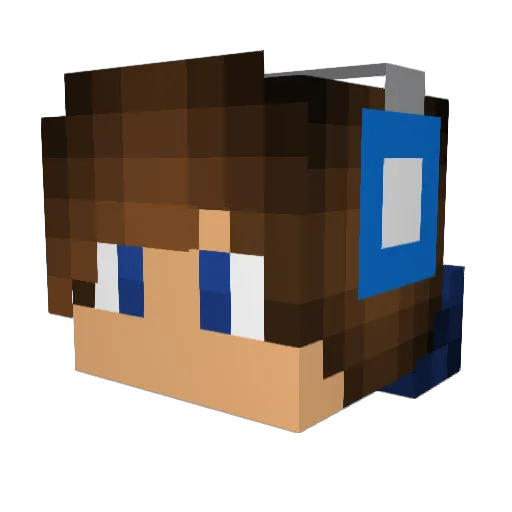 fanaticcar18 Minecraft avatar head, 3D render