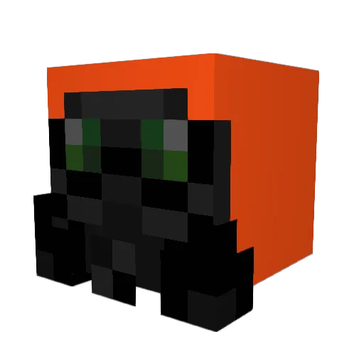 fanboy000 Minecraft avatar head, 3D render