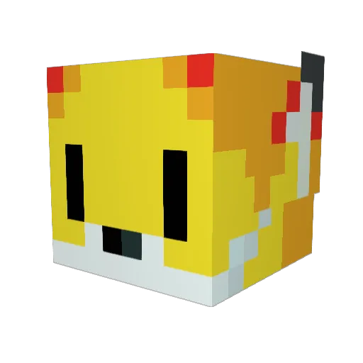 fanbuscus333 Minecraft avatar head, 3D render
