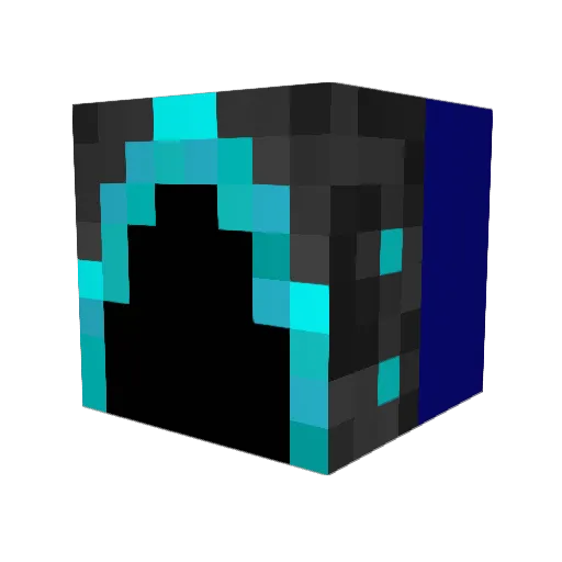 fang01230 Minecraft avatar head, 3D render