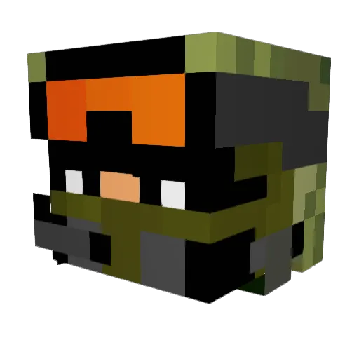 fang98675 Minecraft avatar head, 3D render