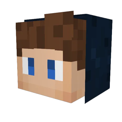 fanjaygray_vn Minecraft avatar head, 3D render