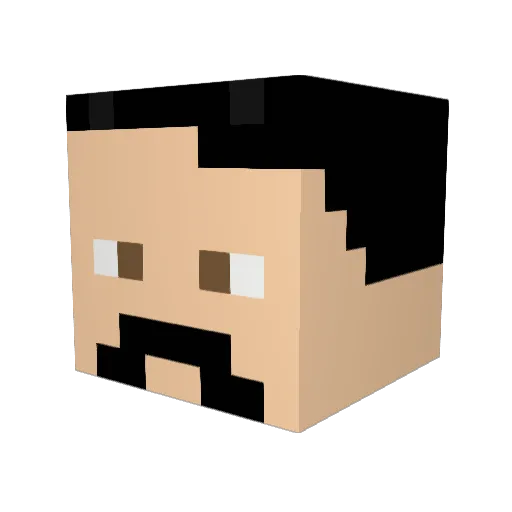 fank_the_tank Minecraft avatar head, 3D render